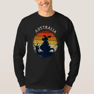 Kangaroo Australia Animal Aussie Retro Australien T-Shirt