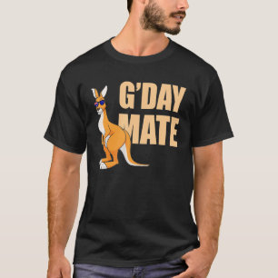 Kangaroo Australia G'Day Mate Australisches Symbol T-Shirt