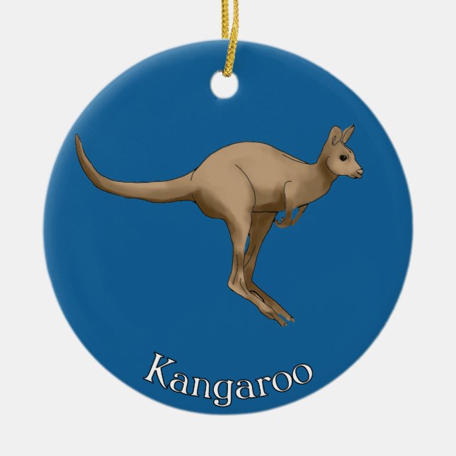 Kangaroo Australia Ornament (Vorne)