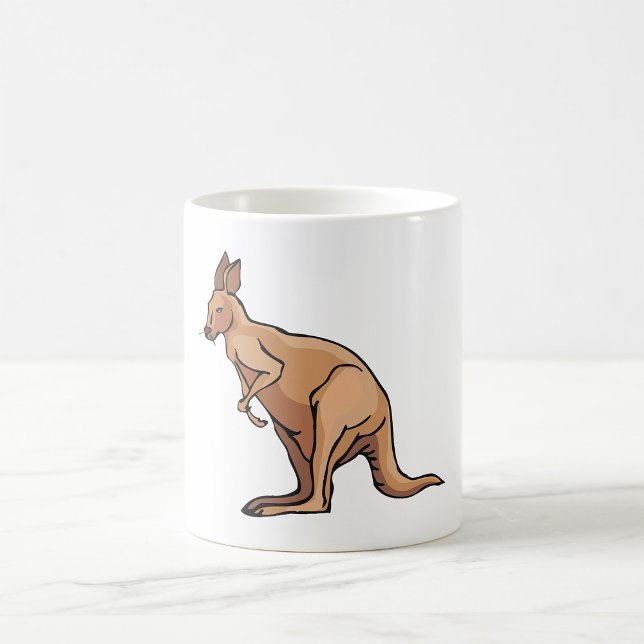 Kangaroo Australian Wildlife Coffee Mug (Créateur téléchargé)