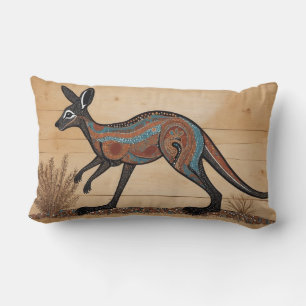 Kangaroo, australisch-australisch-australisch lendenkissen