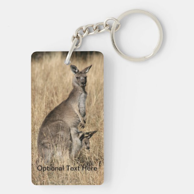 Kangaroo avec Joey bébé à Pouch (Dos)