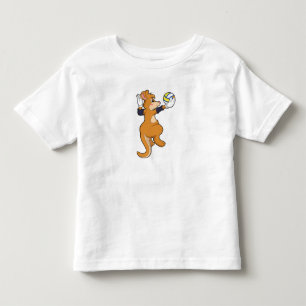 Kangaroo beim Volleyballsport Kleinkind T-shirt