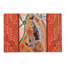 Kangaroo Dreaming Doppelseitiges Tischset
