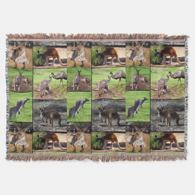 Kangaroo Foto Collage , Decke (Vorderseite)