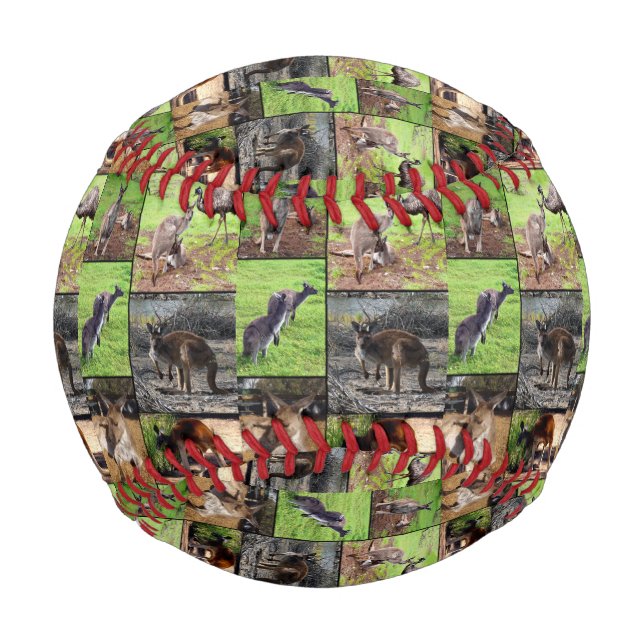 Kangaroo Foto Collage, Regular Baseball (Vorderseite)