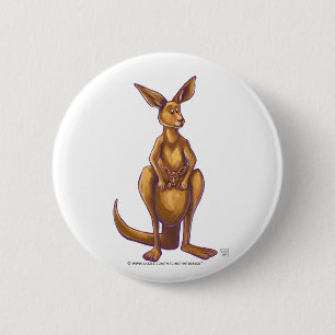 Kangaroo-Geschenke und Zubehör Button