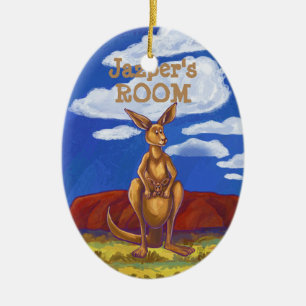 Kangaroo-Geschenke und Zubehör Keramik Ornament