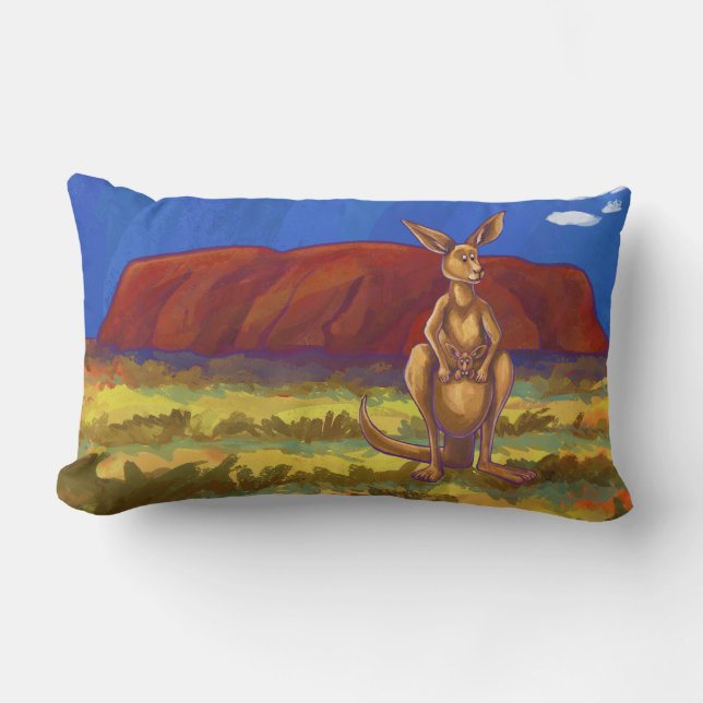 Kangaroo-Geschenke und Zubehör Lendenkissen (Vorderseite)