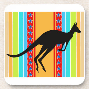 Kangaroo Getränkeuntersetzer