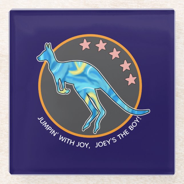 kangaroo glasuntersetzer (Vorderseite)