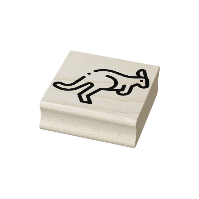 Kangaroo Gummistempel (Stempel)