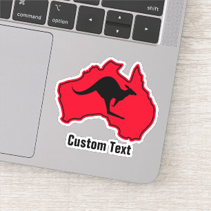 Kangaroo in Australien Aufkleber