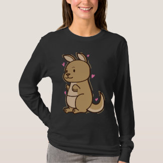 Kangaroo in Love Australia Outback T-Shirt
