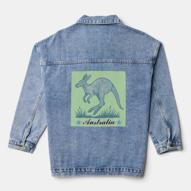 Kangaroo Jeansjacke (Rückseite)