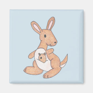 Kangaroo & Joey Magnet