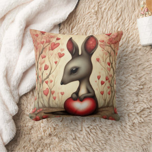 Kangaroo-Liebe 1 Kissen