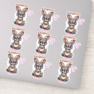 Kangaroo Liebe! Aufkleber