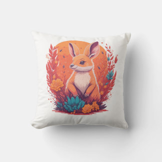 Kangaroo-Liebhaber - Känguru-Kunstwerke Kissen