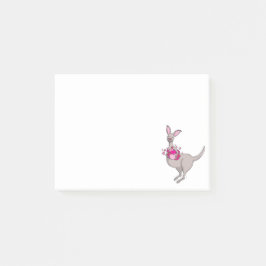 Kangaroo mit Herzen whimsy Grafik Post notiert es Post-it Klebezettel