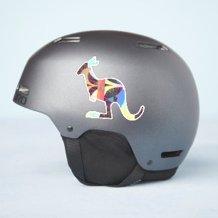Kangaroo Monogram R Aufkleber