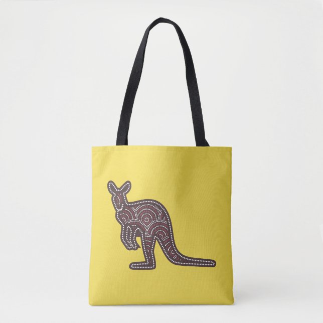 Kangaroo Mosaic Tasche (Vorderseite)