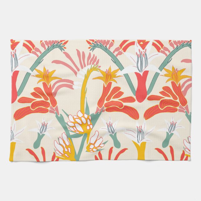 Kangaroo Paw Tea Toowel Geschirrtuch (Horizontal)