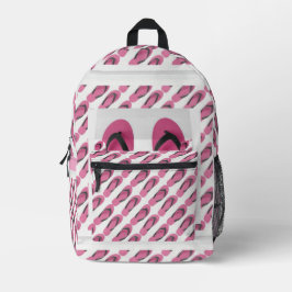 Kangaroo Pink Flip Flops Kinder Bedruckter Rucksack