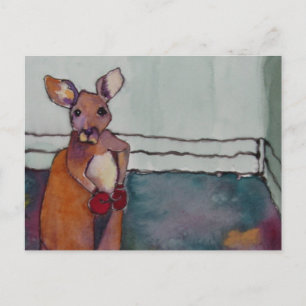 KANGAROO POST CARD POSTKARTE