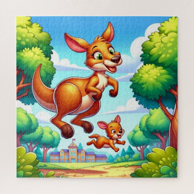 Kangaroo Puzzle (Vertikal)