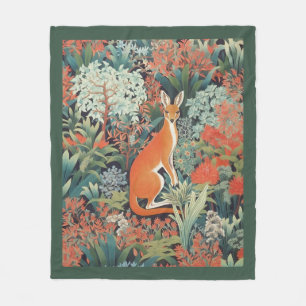 Kangaroo rouge dans la couverture polaire australi