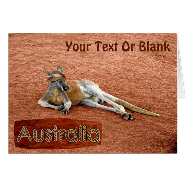 Kangaroo Rouge En Casquette Slouch (Devant horizontal)