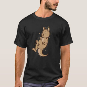 Kangaroo schlafend Australien Ausländer Tier T-Shirt