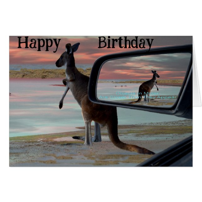 Kangaroo Seaside Breezes Illusion Art (Vorderseite (Horizontal))