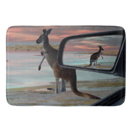 Kangaroo Seaside Breezes Illusion Art Badematte