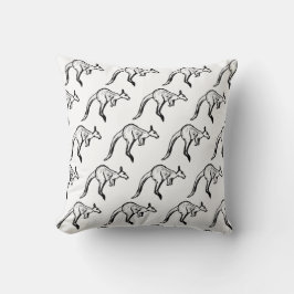 Kangaroo Sketch Kissen