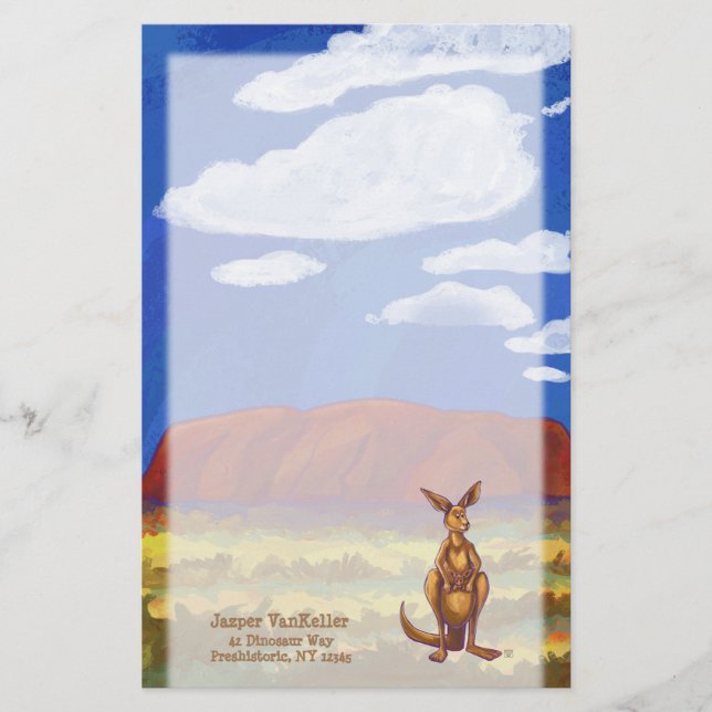 Kangaroo Stationery Briefpapier (Vorderseite)