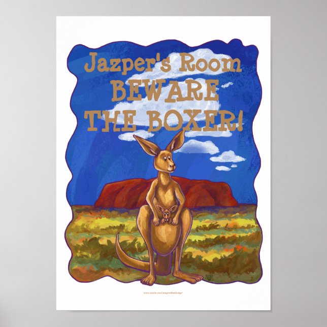 Kangaroo Stationery Poster (Vorne)