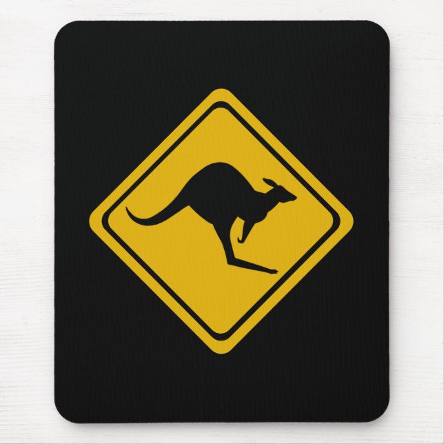 Kangaroo-Straße Mousepad (Vorne)