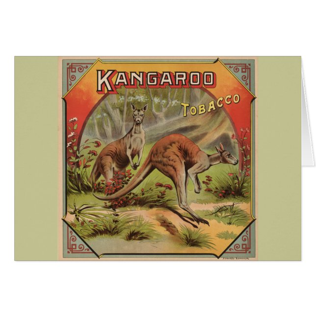 Kangaroo Tobacco 1900 (Vorderseite (Horizontal))