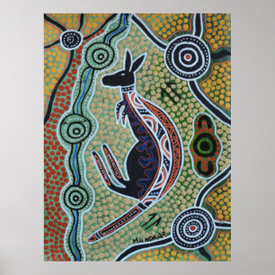 Kangaroo-Traumposter Poster