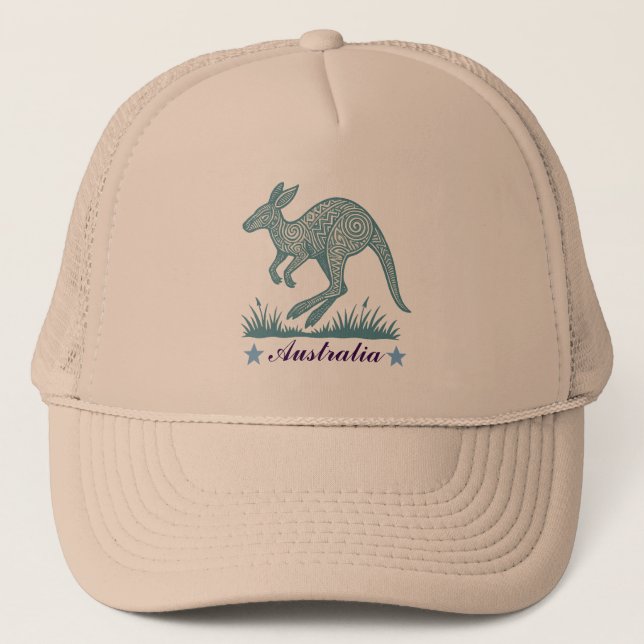 Kangaroo Truckerkappe (Vorderseite)