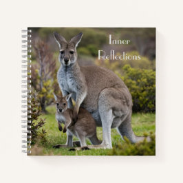 Kangaroo und Joey Notizbuch