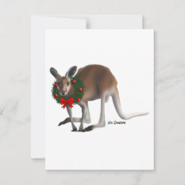 Kangaroo - Urlaubskarte Feiertagskarte