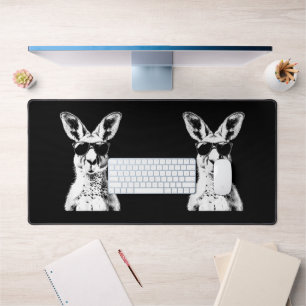 Kangaroo Wearing Sunglasses Funny Animal Australia Schreibtischunterlage
