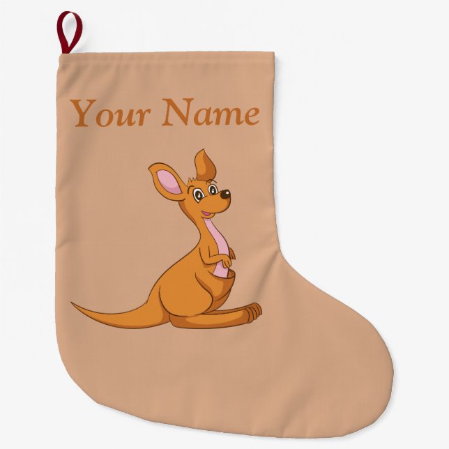 Kangaroo Weihnachts-Strumpf Großer Weihnachtsstrumpf (Vorderseite)