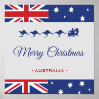 Kangaroo Weihnachtsdekor, Merry Animal Australia