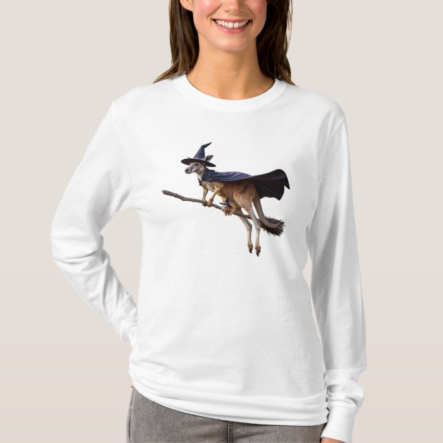 Kangaroo Witch T-Shirt (Vorderseite)