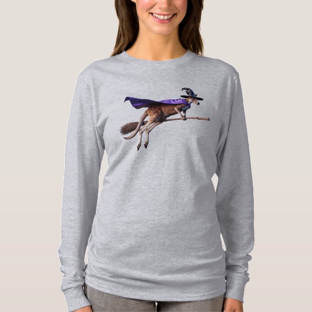 Kangaroo Witch T-Shirt (Vorderseite)