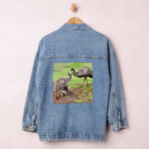 Kangaroos Et Emu, Femme Denim Veste